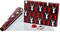 Wrapping Paper Set with Cut Lines (4 rolls 30 in. x 12 ft., 7 Bows, 30 Gift Tags), Christmas Text, Plaid, Reindeer and Snowflakes